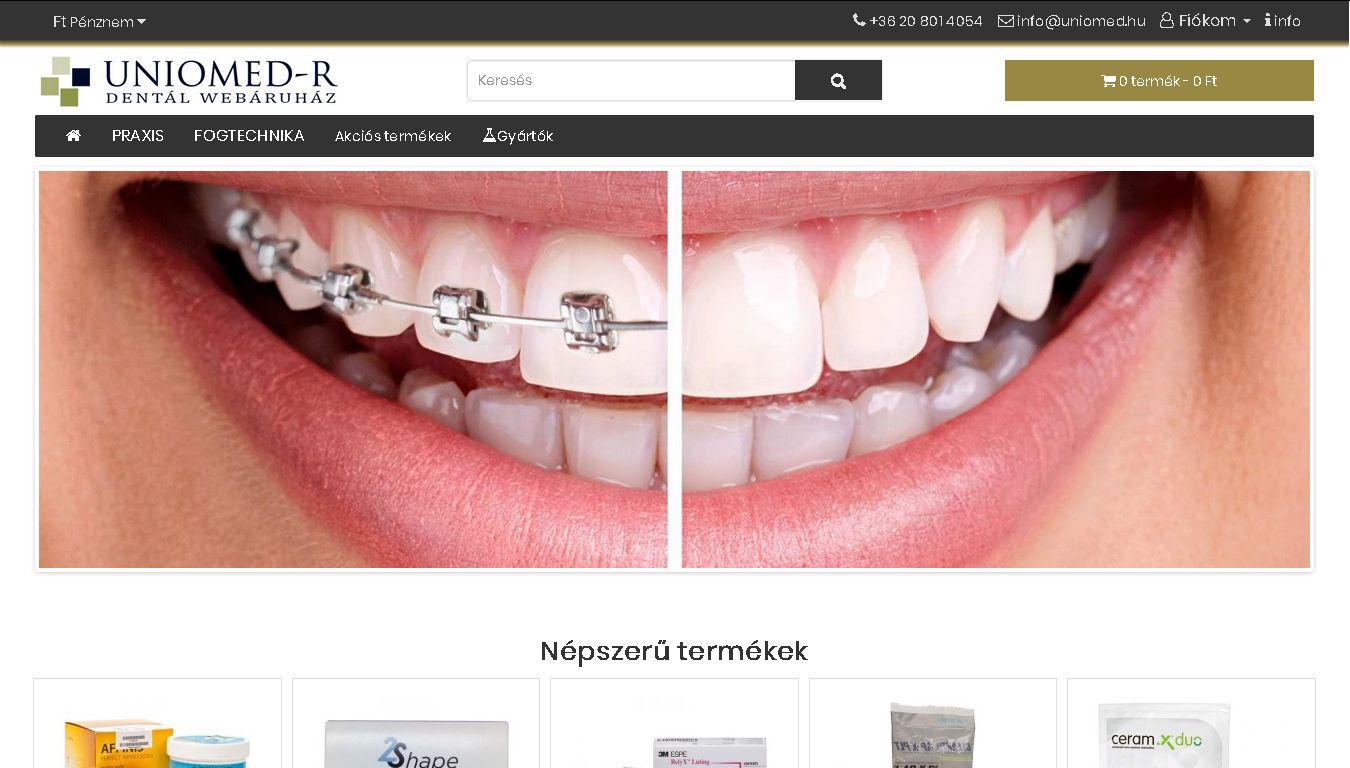 Uniomed weboldal